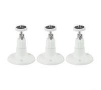 Gdfnmogo Soporte de pared compatible con Ring Indoor Cam y Up Cam, soporte de cámara ajustable de 360 grados, plástico ABS de aluminio, blanco, paquete de 3