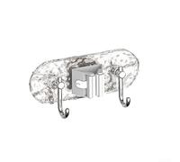 Gdfnmogo Soporte de pared para escoba y almacenamiento de escobas, organizador resistente de acero inoxidable con bolas rodantes ajustables, estante de herramientas para cocina, garaje, jardín (S)