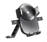 Gdfnmogo Soporte de teléfono para motocicleta y coche con operación manual, rotación de 360°, soporte ajustable para smartphone para manillar y visión trasera para MI (espejo retrovisor)