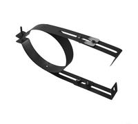 Gdfnmogo Soporte de tubo de chimenea ajustable montado en la pared en acero inoxidable, proporciona un soporte seguro para tuberías de estufa y chimenea con compatibilidad de 150 mm de diámetro (16 cm