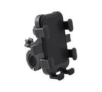 Gdfnmogo Soporte eléctrico giratorio para teléfono inteligente de 4 a 7 pulgadas, ajuste de 360 grados, soporte de bloqueo de seis garras compatible con E-bi (instalación de barra de mandos)