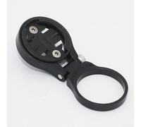 Gdfnmogo Soporte para computadora de ciclismo Soporte GPS para Garmin Edge Series, soporte de aluminio con ángulo ajustable para vástagos de 28.6 mm (negro)