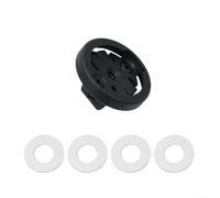 Gdfnmogo Soporte para ordenador de bicicleta de aleación de aluminio para Brompton, soporte GPS para cuentakilómetros Garmin, adaptador de soporte de ciclismo ligero negro