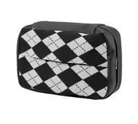 Gdfnmogo Soporte para toallas de papel de coche para salpicadero, organizador de pañuelos de cuero montado en la pared con patrón, caja de pañuelos colgante multifuncional para uso interior del