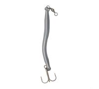 Gdfnmogo Sprat Cebar - Señuelo de pesca plateado, estilo bar, cebo de caballa para abadejo marino, hecho de aleación de zinc, 12,3-13,2 cm, 50-60 g, para fundición en aguas profundas, color sal (61G)