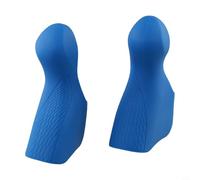 Gdfnmogo ST-5700 105 - Capuchas de palanca de freno, cubierta de goma para palanca de cambios de carretera, compatible con grupo 105 de 10 velocidades (azul claro)