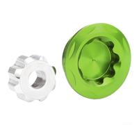 Gdfnmogo Tapa Protección Biela MTB Aluminio Ligero para m6 Tapa Protección | Aleación aluminio ligero, mecanizado CNC para preciso, hexagonal para m6, montaje seguro sin juego