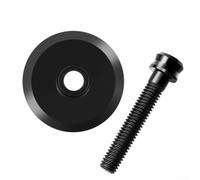 Gdfnmogo Tapa superior para auriculares de bicicleta de 28,6 mm, para horquilla de 1-1/8 pulgadas, cubierta de vástago de metal CNC con perno M6, ajustador de precarga a prueba de polvo, para MTB Road