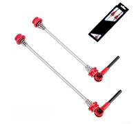 Gdfnmogo TC4 - Juego de pinchos de liberación rápida para bicicleta de aleación, 52 g, palancas de eje de eje MTB de carretera ligera, para ruedas delanteras de 100 mm y traseras de 135 mm, piezas de