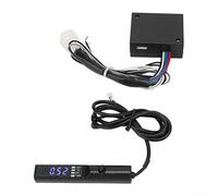 Gdfnmogo Temporizador turbo automático de 12 V con retardo de llama, temporizador de arranque del motor con pantalla LED y cálculo automático de voltaje de rotación de aire, cuenta regresiva ajustable