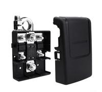 Gdfnmogo Terminal de distribución de batería fusionada de liberación rápida de 32 V 400 A con configuración de tres pernos (M8 + M5 doble) para coches, 4WD, caravanas y caravanas - Hub de alimentación