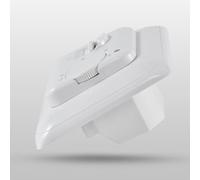 Gdfnmogo Termostato manual no programable para calefacción de suelo con sensor de suelo externo, rango de 0-40 °C, 16 A AC230 V, clasificación IP20, termostato blanco de montaje empotrado