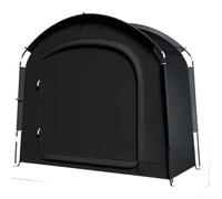 Gdfnmogo Tienda de campaña de almacenamiento al aire libre, impermeable, resistente al viento, protección UV 210D, tela Oxford recubierta de plata, gran espacio, refugio portátil para bicicleta