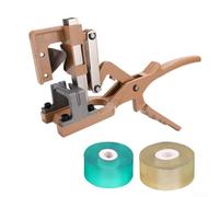 Gdfnmogo Tijeras de injerto resistentes para ramas gruesas, herramienta de poda de corte en V con cinta, kit de empalme de árbol de aleación de aluminio para árboles frutales