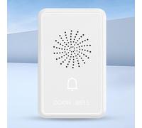 Gdfnmogo Timbre de puerta con cable de 12 V CC con sonido Ding-Dong para sistema de control de acceso de seguridad del hogar, timbre de puerta electrónico fuerte de 90 dB, instalación montada en la