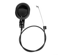 Gdfnmogo Tirador de repuesto para sofá reclinable con interruptor de palanca de cable para silla, construcción de aluminio + plástico, negro, 1 paquete