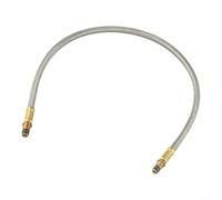 Gdfnmogo Tubo de extensión de estufa de camping de acero inoxidable para manguera de gas, 50 cm, compatible con estufas de casete portátiles y tanques de propano y butano, Lightwe (41 cm)