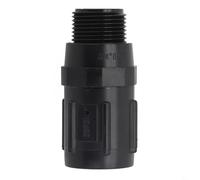 Gdfnmogo Válvula reguladora de presión de riego de 15 a 45 PSI con interfaz de rosca interna y externa de seis puntos, controlador de flujo de agua de plástico duradero para jardín y goteo (20 PSI)
