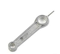 Gdfnmogo Varilla de conexión del compresor de aire en tono plateado, pistón de aleación de aluminio duradero para equipos de taller y kits de reparación de herramientas de aire (12 × 78 × 20 mm)