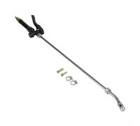 Gdfnmogo Varita rociadora de jardín ajustable de acero inoxidable con mango bloqueable y púas de latón, compatible con mangueras de 3/8 pulgadas y 1/4 pulgadas para lavadora a presión o spray de