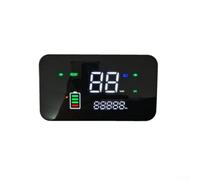Gdfnmogo Velocímetro de pantalla LED de 48-72 V para bicicleta eléctrica, medidor digital de 6 pines para scooter y triciclo de bicicleta eléctrica