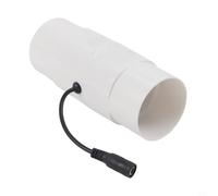 Gdfnmogo Ventilador de ventilación silencioso de 12 V para baño, hogar y jardinería interior con motor sin escobillas y potencia de 12 W (50 mm)