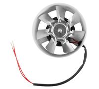 Gdfnmogo Ventilador extractor de ventilación de 100 mm, diseño de conducto en línea, volumen de aire silencioso de 1,75 m³/min, cuerpo totalmente metálico antigolpes, adecuado para cocina, baño