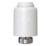 Gdfnmogo WiFi para válvula termostática TRV controlador de temperatura del cabezal del radiador para sistemas de calefacción del hogar, control de voz habilitado, integración de aplicaciones