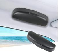 GDGFBYEH Coche Estuches de Gafas para Porsche Macan 2014-2024, Gafas Caja Organizador Gafas de Sol Soporte Interior del Coche Accesorios,B/Black