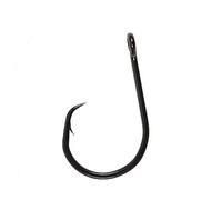 GDHKDDFL Anzuelos de Acero con Alto Contenido en Carbono, 20 anzuelos Circulares en línea for Pesca Agua Salada, de níquel Negro, Resistentes for Dulce y(20pcs Size 2/0)