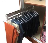 GDHKDDFL Barras para Colgar Ropa de Montaje Lateral, Barra de Armario, Tirador, Estante for Pantalones, Barra for Colgar Ropa(550mm/21.6inch)