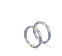 GDHKDDFL Cable metálico de Alta Resistencia, Alambre de Acero Inoxidable 100 m a 1, Alambre Duro, diámetro Completo: 0,02/0,3/0,4/0,5/0,6/0,8/1,5/2,5/3 mm(1.8mmX1m)