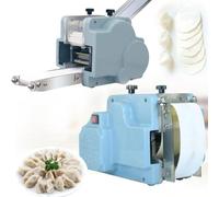 GDHKDDFL Máquina laminadora Totalmente automática, Laminadora de Masa Comercial for rollitos Primavera, Pierogi, raviolis y Momo, máquina envolvedora eficiente(75mm)