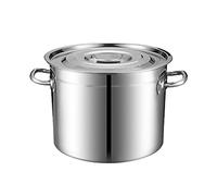 GDHKDDFL Ollas para Sopa de Gran Capacidad y Calidad comerc Olla de inducción Acero Inoxidable Gran Capacidad, Apta for lavavajillas(45.5cm*27.5cm(35L))