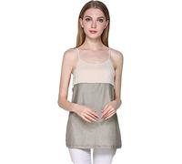 GDHKDDFL Pijamas para Embarazadas, Traje de protección contra la radiación, antirradiación electromagnética, electrodomésticos, Durante el Embarazo, Delantal, Ropa(Beige,L)