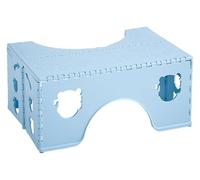 GDHKDDFL Taburete de Asiento Debajo del Escritorio, reposapiés, Taburete for baño, Antideslizante, fácil de Guardar, Taburete for Inodoro(Blue)