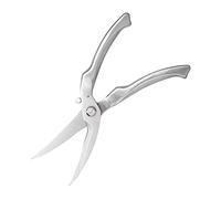 GDHKDDFL Tijeras domésticas de Alta Resistencia, Tijeras for Huesos de Pollo Totalmente Acero, Tijeras for Barbacoa, Hoja Arco Puntiagudo integrada Inoxidable