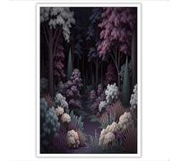 GDJSMIN Cuadros Decoracion Salon Escena Bosque Fantástico, 60×90 Cm Grandes Laminas Decorativas Pared Dormitorios, Lienzos Decorativos Pared Senderos Forestales Bosques, Wall Art Comedor Pasillo Baño