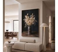 GDJSMIN Laminas Decorativas Pared Cuadros Decoracion Salon Estilo Pastoral Rural - Decorativos Decoracion Pared - Lienzos Decorativos (Flores Secas Espigas Trigo Cañas 30×40 cm - Sin Marco)