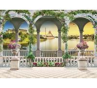 gdkldfg Papel Pintado No Tejido 200cmx140cm Estilo europeo ciudad paisaje natural,Moderno Papel Pared,Decorativos Pared Salon Dormitorio