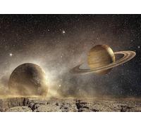 gdkldfg Papel Pintado Pared Moderno Universo Planetas Espacio Niño Dibujos Animados Habitación Infantil 300x210cm Papel Pared Seda Papel De Pared Decorativos Pared Salon Dormitorio