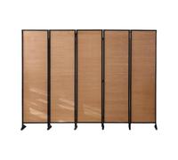 GDMDPTE Paneles divisorios de ambientes, biombo Divisor Plegable, biombo de bambú, para Interiores, Ideal para oficinas, dormitorios, Salones y hoteles. 170 cm de Largo, un Solo Color, 170