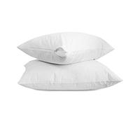 GDN | Protector de Almohada Bambú - Juego de 2 Fundas para Almohada con Cremallera 40x60 cm de suave bambú - Antiácaros y Transpirable