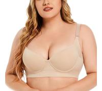GDNIA Sujetador Filifit Sculpting Uplift para Mujer Moda Sujetador de Soporte de Copa Profunda Push up Cobertura Total de la Espalda Sujetador Liso Hide Fat
