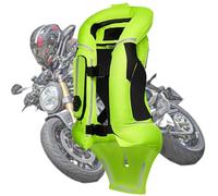 GDNKP Chaleco Airbag Moto Homologado,Hombre Mujer Ropa De Protección para Moto con Chaleco Ventilado Reflexivo Nocturno Anti-Caídafor Motocross Equitación Protección,Verde,3XL