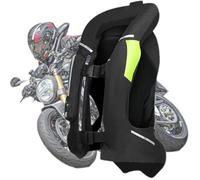 GDNKP Chaleco Airbag Moto,Profesional Ajustable Motocross Reflectantes Homologado Reutilizable Hipica Chaqueta Resistente A Caídasequipo para Conducir Motocicletas,Negro,XXL