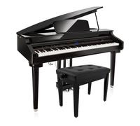 GDP-200 Digital Grand Piano by Gear4music Stool Pack Gloss Black