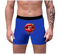 Gdqzzeaiix Boxer Hombre,Comercio Exterior Masculino Impresión de Labios 3D Personalidad Transpirable Moda Sexy