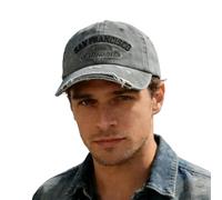 Gdqzzeaiix Gorra Hombre Beisbol,Gorra de béisbol desgastada con Bordado 3D y Patchwork Estilo San, Ajustable y sin Estructura.