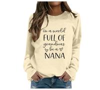 Gdqzzeaiix Sudadera Sin Capucha para Mujer,Sudadera con Capucha y Cuello Redondo con Estampado de corazón de San Valentín de Moda para Mujer para otoño e Invierno